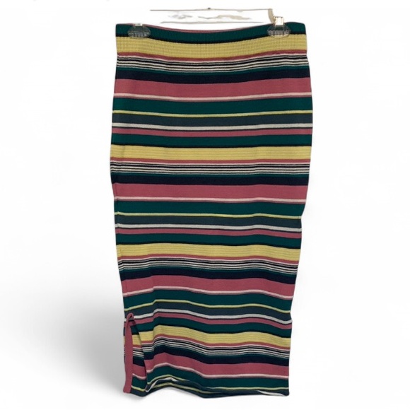 Maeve Anthropologie Iana Striped Sweater Skirt - Picture 3 of 10